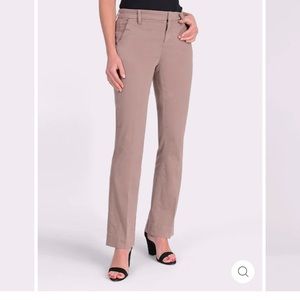 new LILA RYAN JENALYN BOOTCUT TROUSER GRAY VIOLET